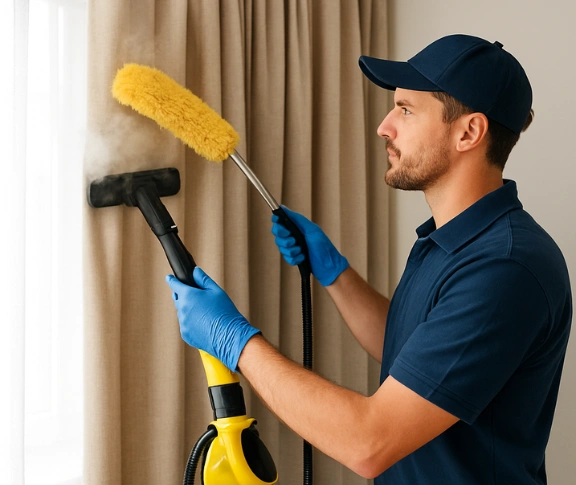 Trusted residential curtain cleaning technician Matty Curtain Cleaning cronulla-nsw QLD