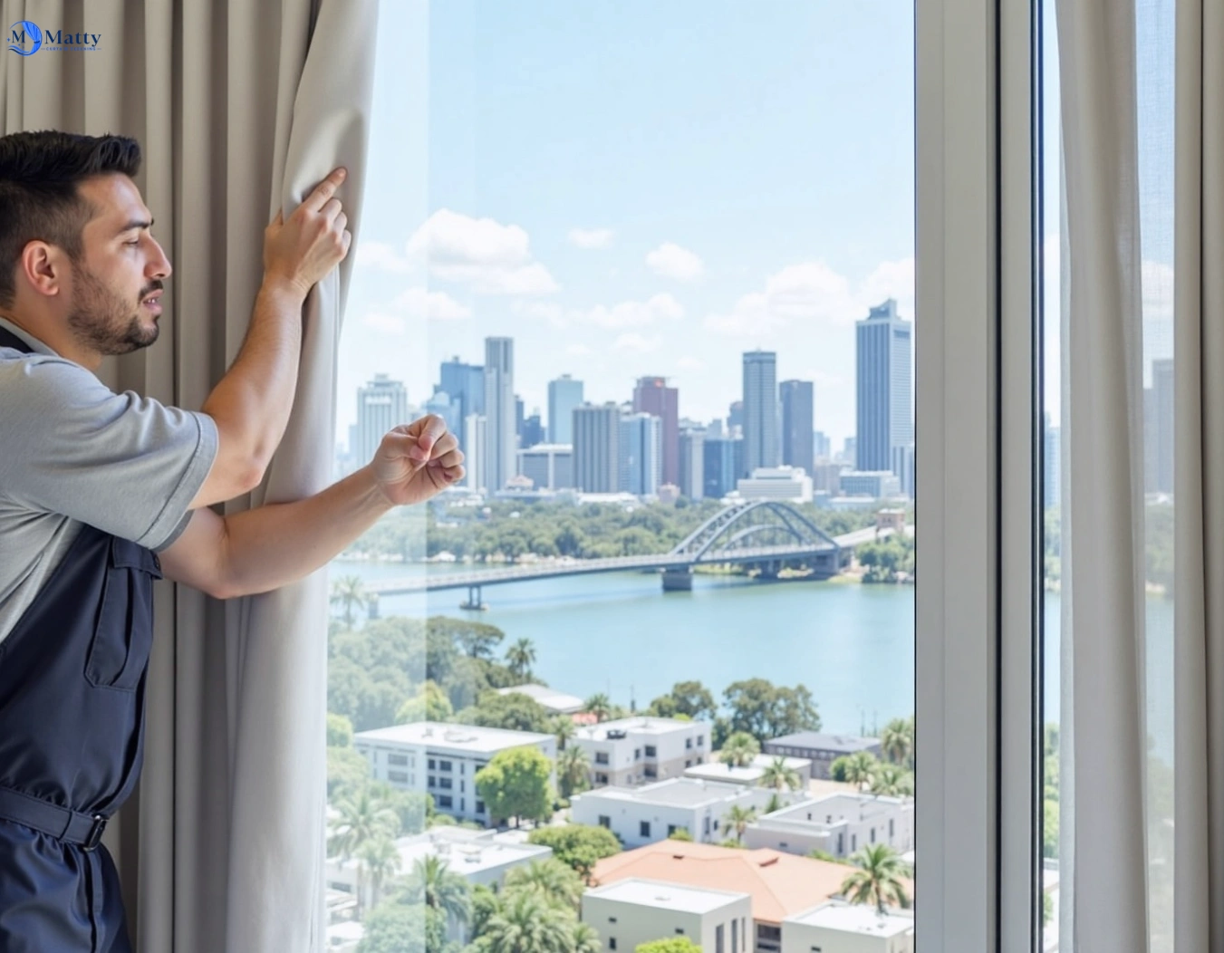 Professional curtain steam cleaning service cronulla-nsw QLD by Matty Curtain Cleaning